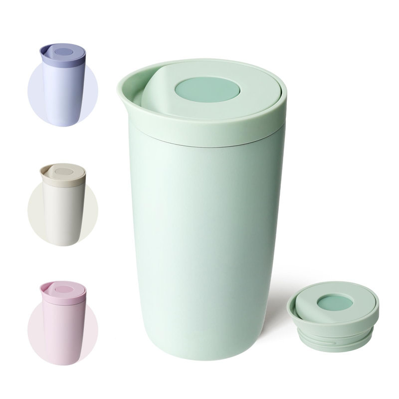 350ml Double Wall Insulated Stainless Steel Travel Mug , Green