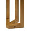 Ensemble de salle à manger 3 pièces à hauteur de comptoir avec table en bois massif de 60 pouces et tabourets rembourrés