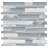 Alessio Interlocking 12 in. x 12 in. Glass, Stone and Metal Blend Mosaic Wall Tile