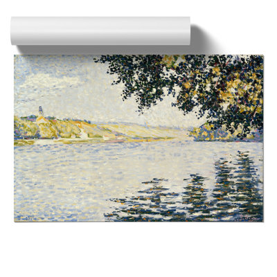View Of The Seine At Herblay by Paul Signac - No Frame Painting