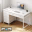Bureau d'écriture avec tiroirs en tissu à 6 niveaux, bureau à domicile avec design réversible, bureau d'angle moderne avec structure solide-987757081-997058469