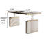 Modern Light Luxury White/Grey Sintered Stone Electric Height Adjustable Standing Desk-1839733082-1839733080