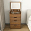 Coiffeuse avec miroir éclairé, coiffeuse à plateau rabattable avec tabouret pour la chambre à coucher et le vestiaire