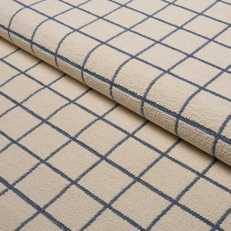 Tissu Schumacher X Caroline Z Hurley Tucson, Bleu