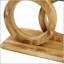 Table basse moderne en bois aggloméré de style moderne avec base - convient aux salons et aux salons-445050900