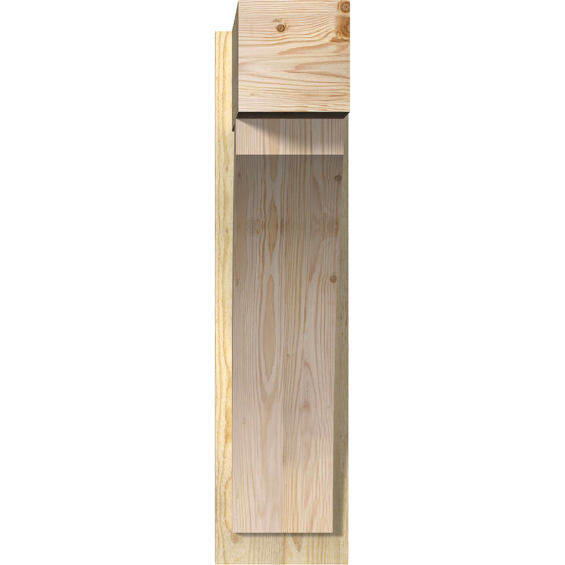 Bloc de bois rustique Thorton, Sapin Douglas de 5 1/2 po (lisse), P 26 po x H 32 po