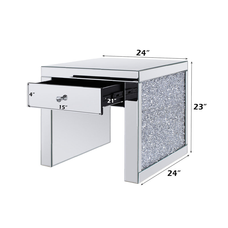 Table de bout en miroir Sparkling