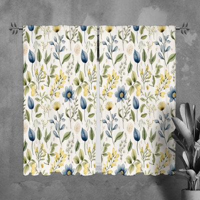 Tillee Polyester Room Darkening Curtain Pair