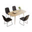 5-Piece Dining Table and Chairs ,Dining Room Set with 4 Modern Chairs-64484352-64484357
