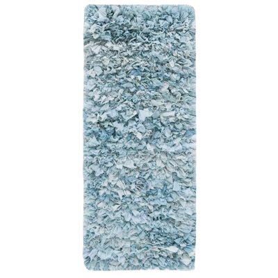 Adalayna Shag Hand Loomed Performance Rug