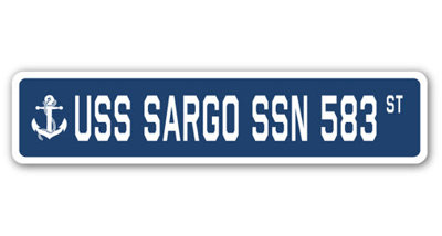 Sargo Ssn 583 Street Sign Heavy Duty Plastic 6" X 24"
