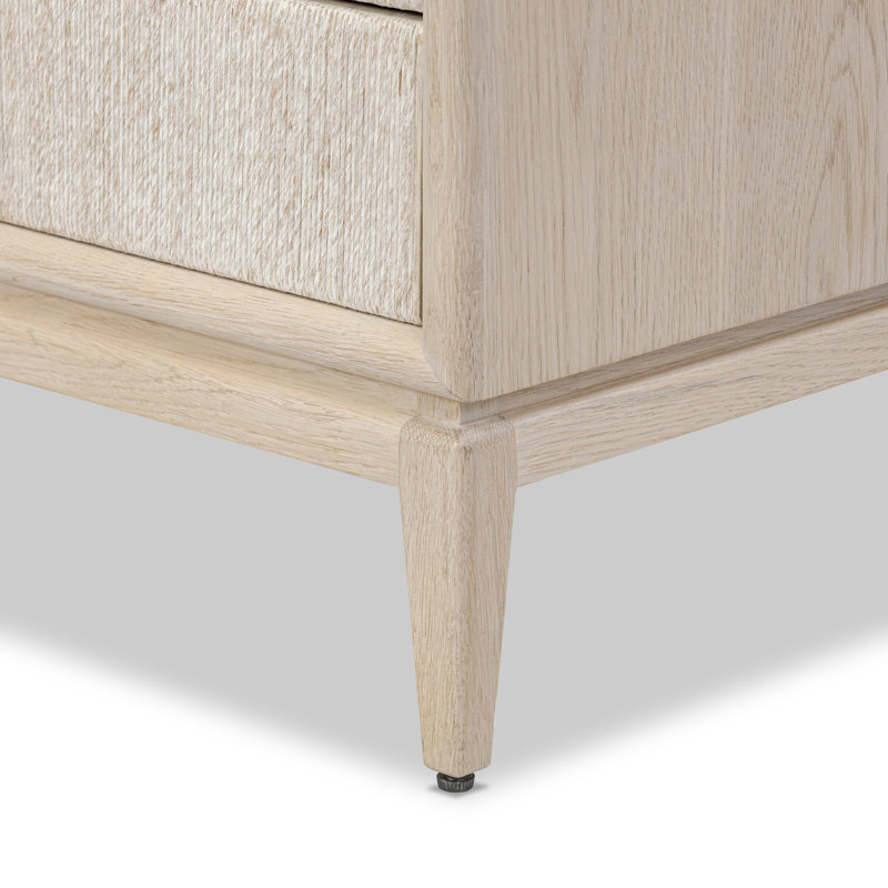 Rosenell Closed Nightstand, White