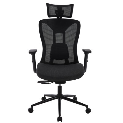 Ergonomic Office Chair Breathable Mesh Task Chair With HighBack Mesh Swivel Office Chair Desk Chair