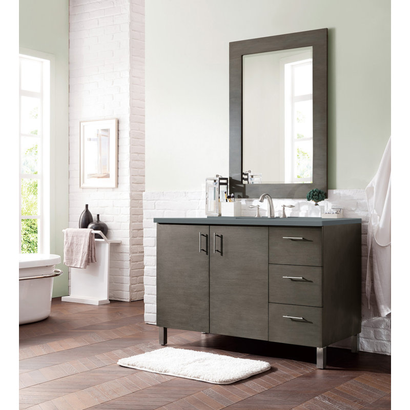 Dodie 48'' W Single Vanity, Silver Oak, Cala Blue