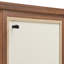 Capri 33" Wood Grain Storage Cabinet In Walnut