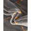 Tapis à carreaux gris et or Latitude Run® Novica-747310402
