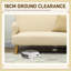 Herefordshire 2 Seater Sofa Small Sofa 21cm Thick Padding Wood Legs-1448691870