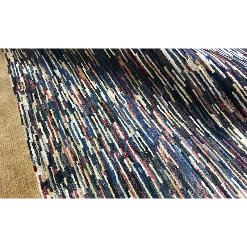 Hand-Knotted High-Quality Purple Area Rug