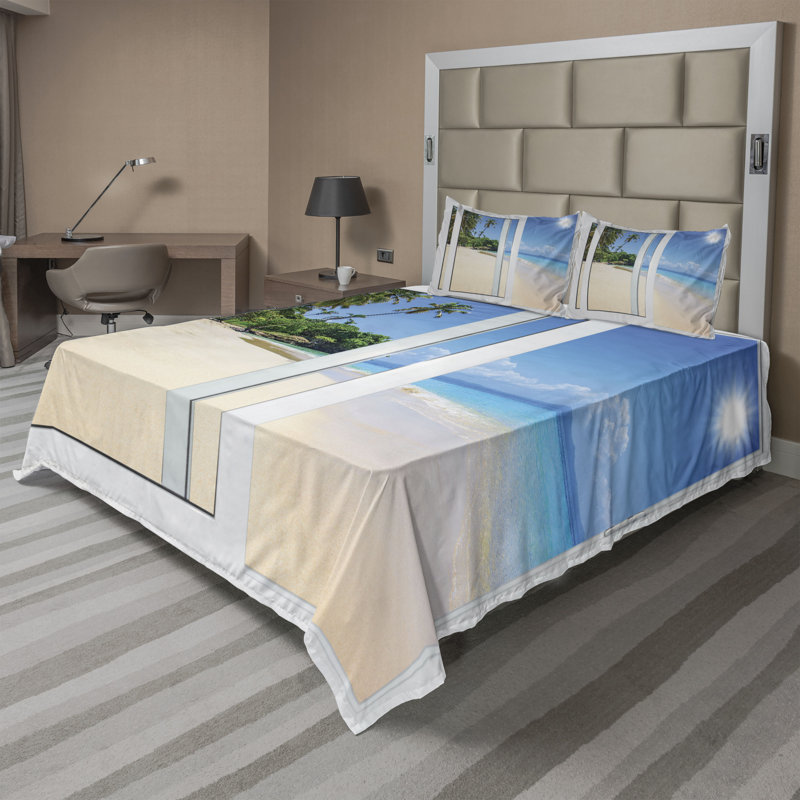 Microfiber Sheet Set, Queen Sheet Set + Fitted Sheet + 2 Pillowcases