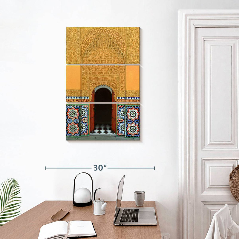 Nicci Door Marrakech, 38" H x 24" W