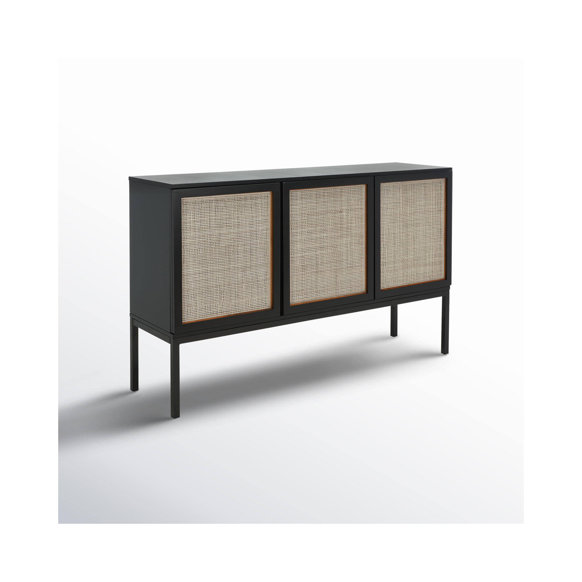 Ehren 54'' Sideboard, Black/Black