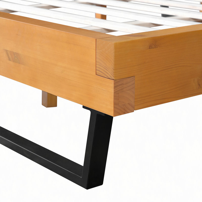 Pine Wood Bed Frame
