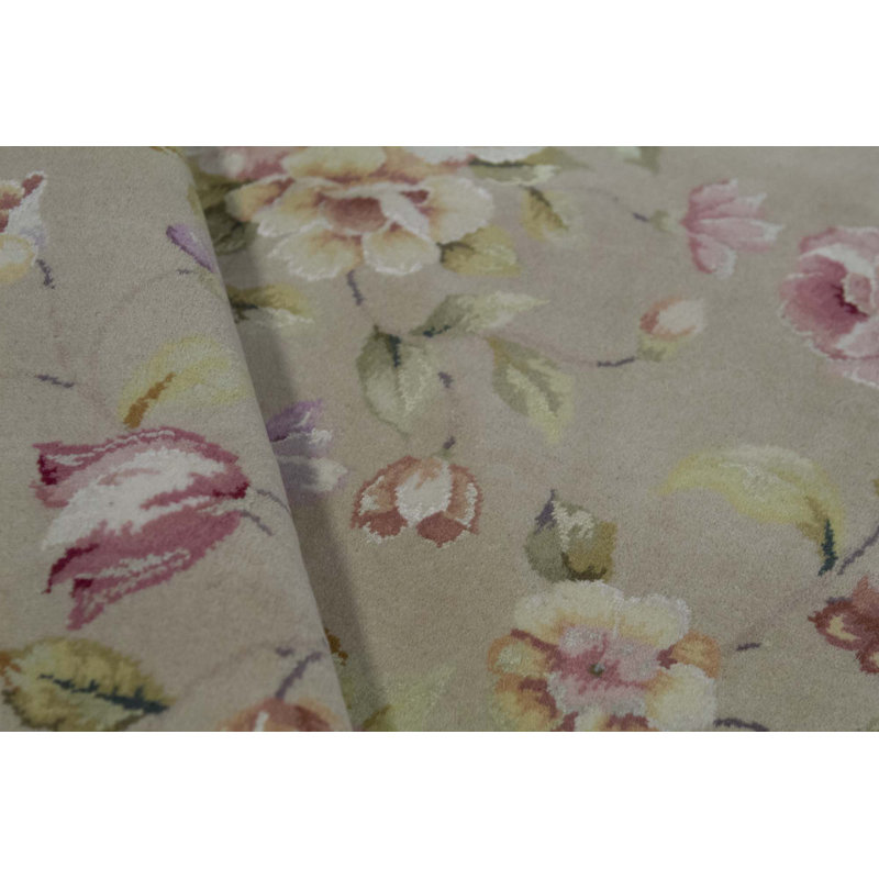 Wool Floral Area Rug