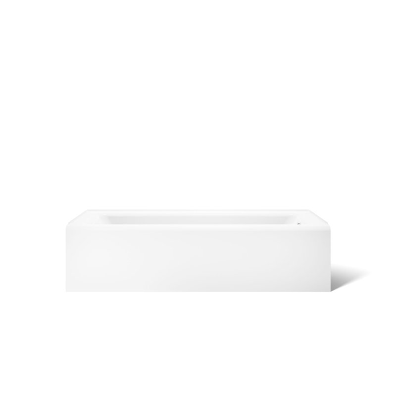 Bellwether 60" x 32" Soaking Bathtub, White, Right