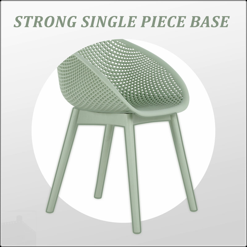 Ensemble de 2 chaises longues Holiday pour l'intérieur et l'extérieur, en plastique PP résistant aux intempéries, léger et durable