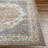 Oriental Machine Woven Polyester Area Rug in Blue-70927564