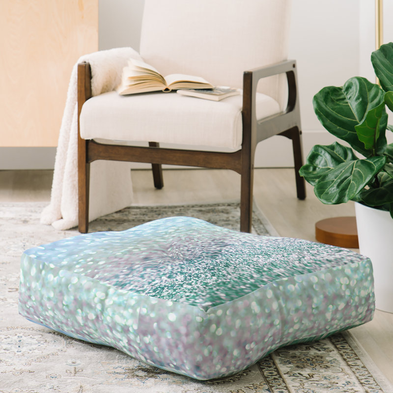 Lisa Argyropoulos Mist Snowfall Floor Pillow