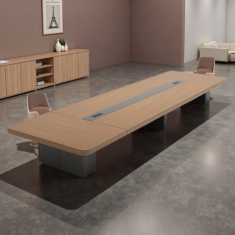 Table de conférence moderne et luxueuse, H 30 po x L 141,73 po x l 55,11 po