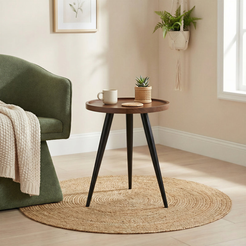 Solid Wood End Table