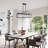 Tarcis 5 - Light Dimmable Kitchen Island Rectangle Chandelier