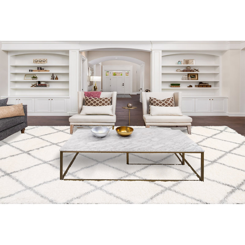 Gadbois 18401-190 Crème / gris, Rectangle 9 pi x 12 pi