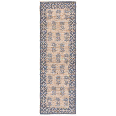 Saffron Hand Woven Performance Floral Indoor Rug