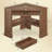 31.5" Small Corner Desk, Corner Desk For Small Space, Farmhouse Corner Computer Desk With Drawers, Small Computer Desk With Storage Shelves For Home Office, Living Room, Bedroom-1119847202
