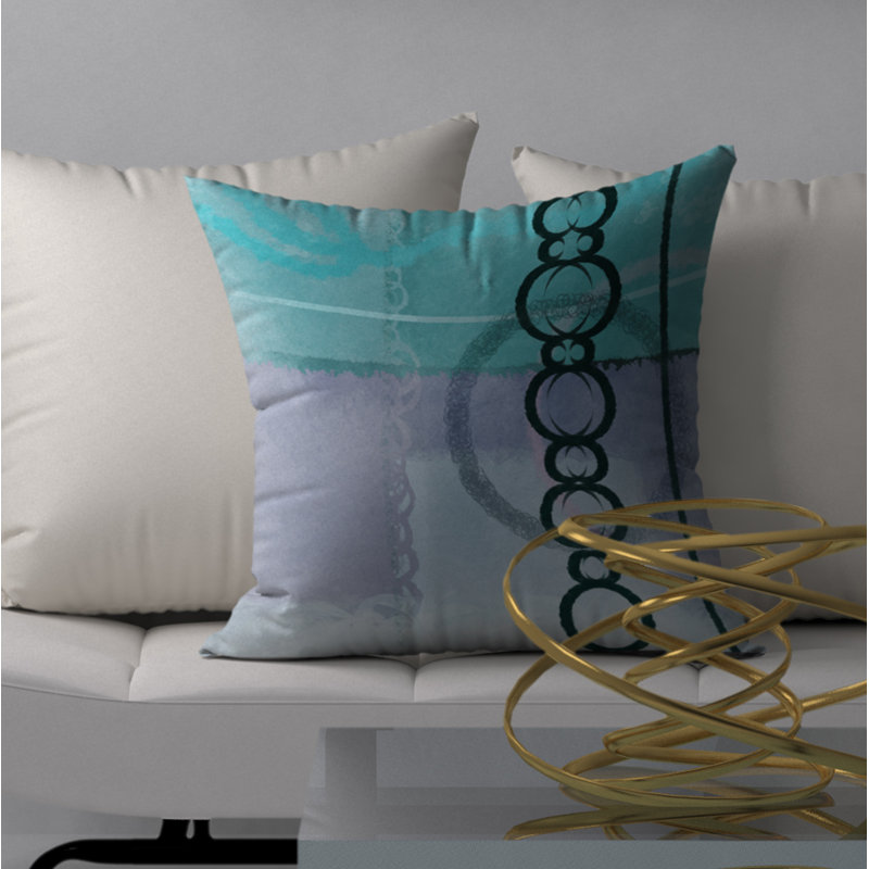  Housse de coussin carré et insert, 18" x 18"