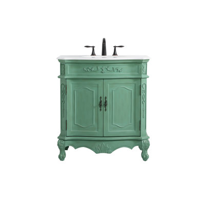 Lunette Single Bathroom Vanity Set