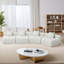 Canapé modulaire courbé en chenille avec 4 coussins, canapé modulaire symétrique courbé, 2 sièges courbés et 2 sièges simples-2080362671-2080362642
