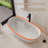Crescent Casainc Freestanding Soaking Solid Surface Resin Stone Bathtub