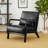 Bradley Faux Leather Armchair-2143334069