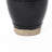 10" H Rustic Terracotta Black Vase with Handles