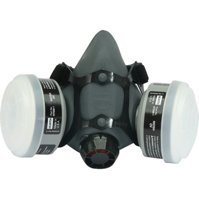 Honeywell Safety RAP-74028 5500 Lrg Half Mask W/OV/R95 Cartridge/Filters Paint/Pesticide Respirator-1PK