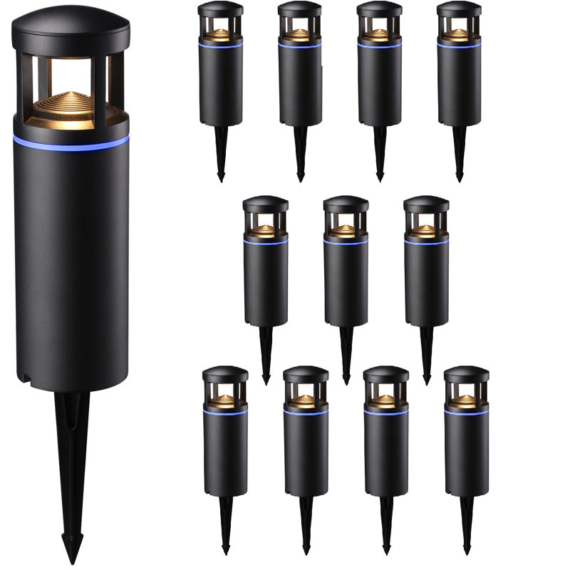 Lumières à DEL pour sentier paysager, boîtier en aluminium, basse tension 12 à 24 V