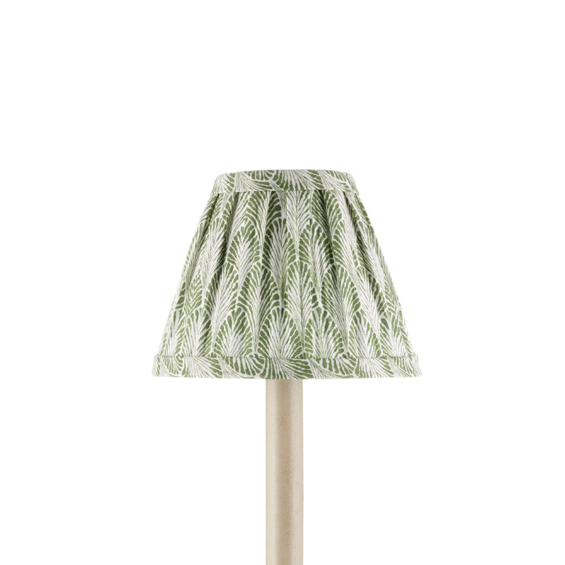Plume Empire Chandelier Shade, Blue
