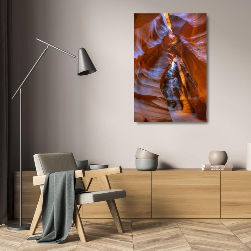 Alcott Hill® Bennion, galerie d'art sur toile tendue Scott: Antelope Canyon, Arizona, H 24 po x l 17 po