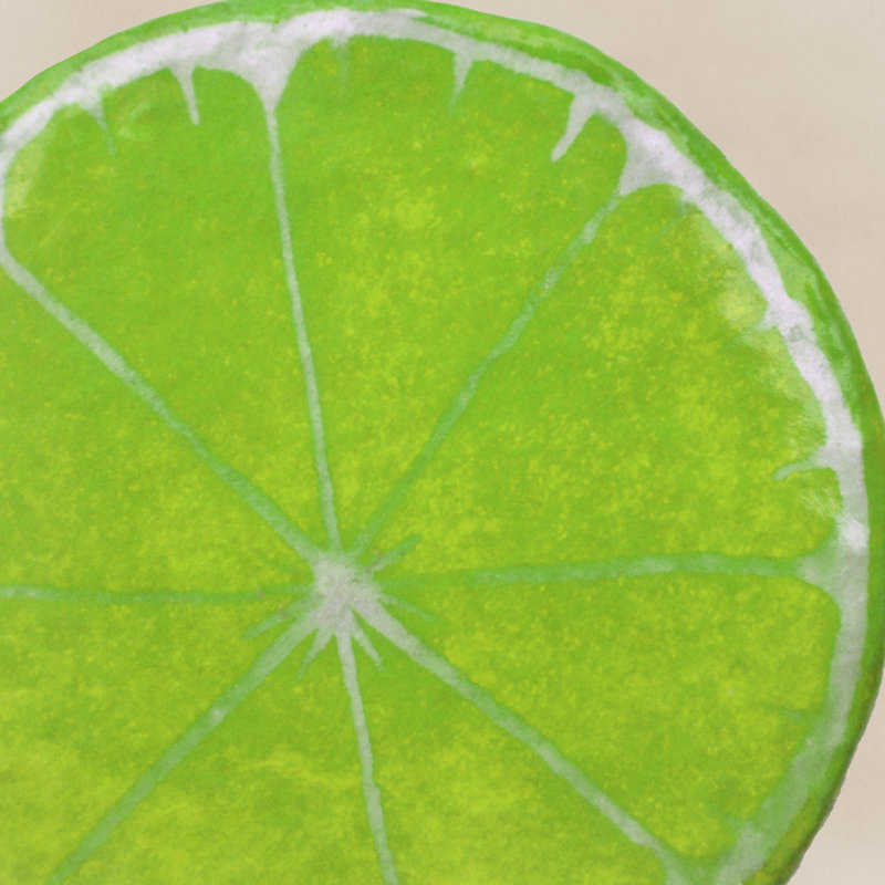 Tranche de lime, H 12 po x l 12 po