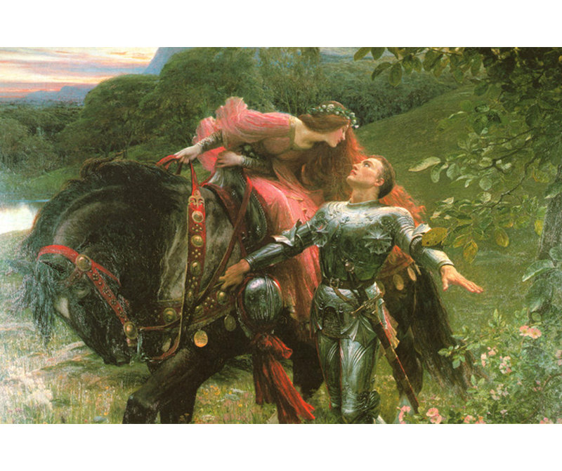 La Belle Dame Sans Merci, 16" H x 24" W