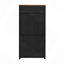 Rangement pour chaussures, organisateur de vestibule fonctionnel avec 2 tiroirs rabattables, armoire à chaussures à motif grain de bois avec tiroir, étagère à chaussures autoportante avec panneau réglable pour le couloir-486938304